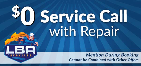 $0 Service call with repair